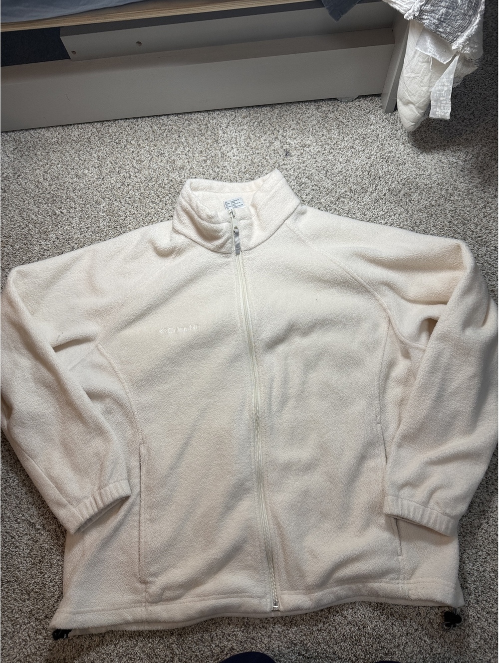 Columbia Women's 1X Cream Full-Zip Fleece Jacket